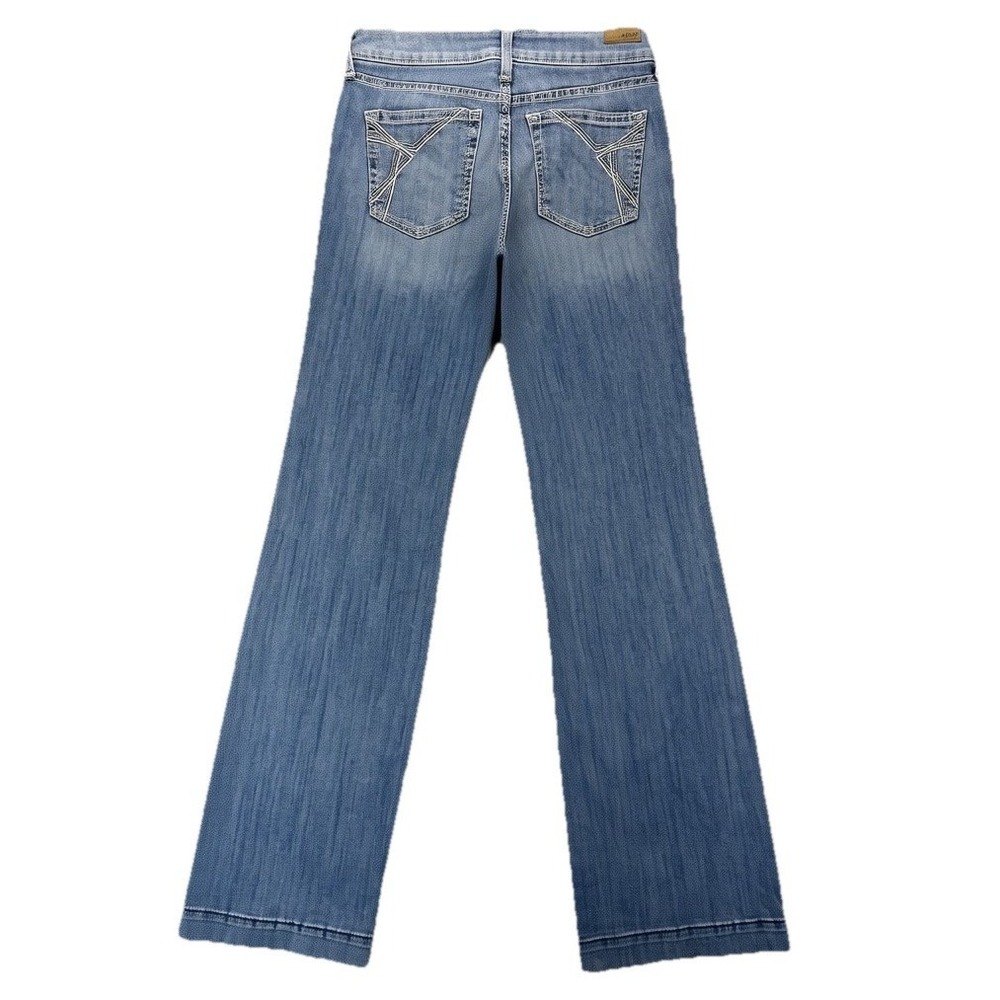 Ariat Trouser Chelsey Wide Leg Jeans Womens 28L Stretch Western Y2K Boho Rodeo - Picture 9 of 13